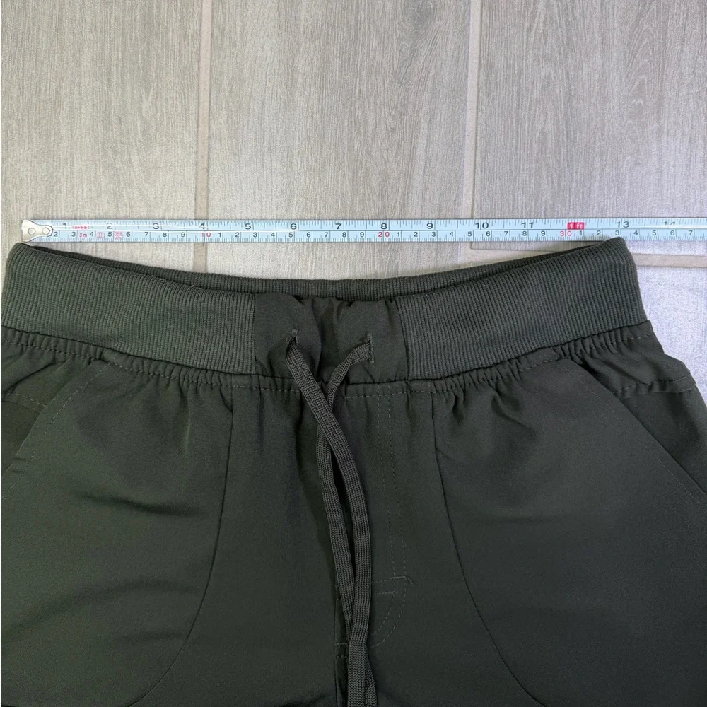 LEG3ND Men's Dark Green Jogger Pants Drawstring Waist Elastic Pockets Size S - Picture 5 of 6